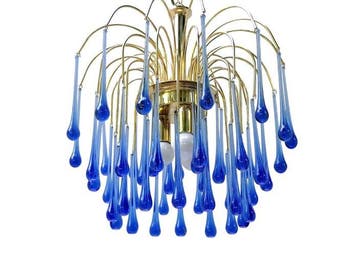 Murano 004 (Fabbian) - Plafondlamp - spin - messing,