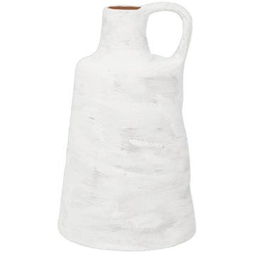 Urban Nature Culture Vaas Lunas, Huis en Inrichting, Woonaccessoires | Vazen, Overige materialen, Gebruikt, Verzenden, Wit
