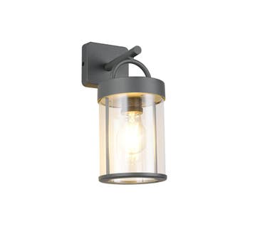 Trio ALMERIA wandlamp | E27 Fitting | antraciet | 12,5 x 18, Verzenden