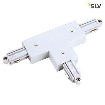 SLV 1-Fase-Rail T-verbinder opbouw wit aarde rechts, Verzenden, Nieuw, Metaal