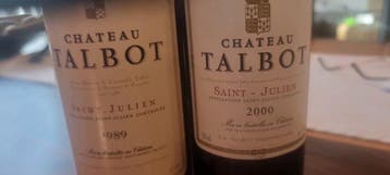 1989 & 2000 Chateau Talbot - Bordeaux, Saint-Julien 4ème
