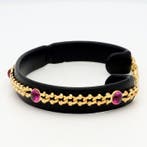 Armband - 18 karaat Geel goud - Robijn, Nieuw