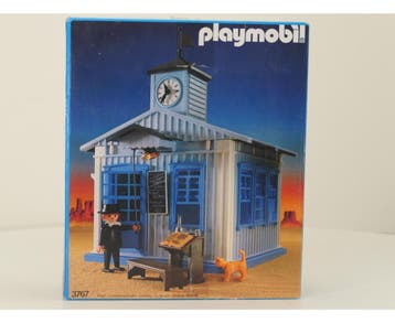 Playmobil 3767 Western school gebouw compleet OVP #9963, Ophalen of Verzenden