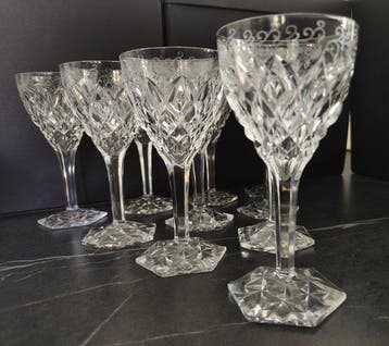 Val Saint Lambert - Wijnglas (10) - Legagneux - Kristal