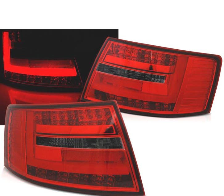 FEUX ARRIÈRE AUDI A6 C6 04-08 BERLINE LED ROUGE FUMÉ 7PIN, Autos : Pièces & Accessoires, Éclairage, Envoi