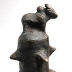 Elamitisch Brons Knuppel met stekels en stier, Antiek en Kunst