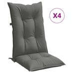Donkergrijs Stoelkussen 4 st | Retour Deal | Van EUR XX n..., Tuin en Terras, Verzenden, Nieuw