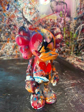 michele socionovo - Kaws Amour Abstrait, Antiquités & Art, Art | Peinture | Moderne