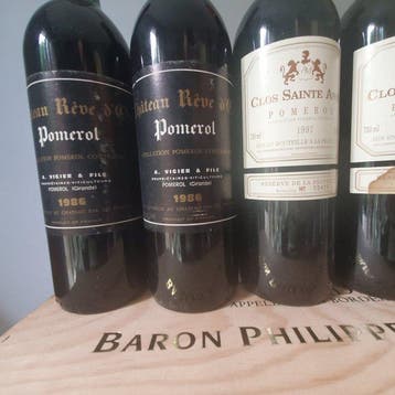 4x 1997 Clos Sainte Anne - 2x 1986 Chateau Rêve d Or -, Nieuw