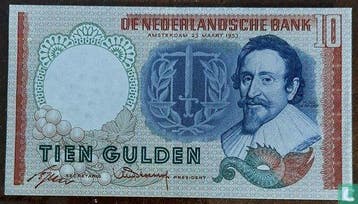 Nederland - Tientje  - 1953, Timbres & Monnaies, Billets de banque | Pays-Bas, Verzenden, Los biljet