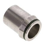 38x5mm Acier inoxydable droit avec bout à souder 315 bar, Verzenden