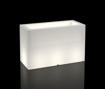 Plantenbak LED 80cm wit | 33% korting | Retour deal, Tuin en Terras, Bloembakken en Plantenbakken, Kunststof, Verzenden, Zo goed als nieuw