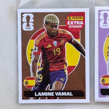 2026 Panini USA 2026 World Cup Lamine Yamal - 2 Sticker -