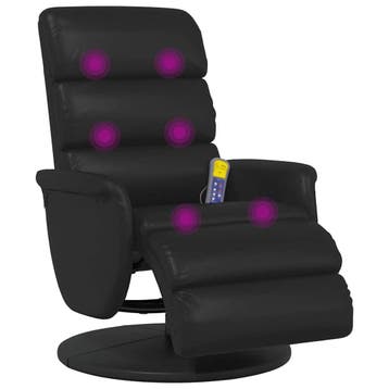 Massagestoel zwart -41% | Retour deal | Snel weg!, Overige materialen, Eenpersoons, Verzenden, 75 tot 100 cm