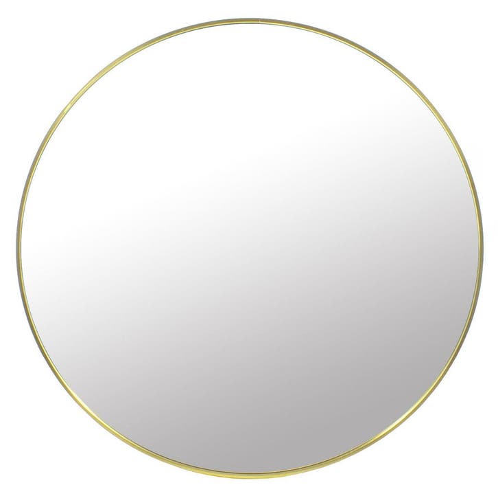 Badkamerspiegel 60cm goud | Retour Deal | Nu 56% goedkoper, Huis en Inrichting, Badkamer | Badkamermeubels, Minder dan 25 cm, Zo goed als nieuw