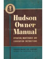 1950 HUDSON PROGRAMMA INSTRUCTIEBOEKJE ENGELS (USA)