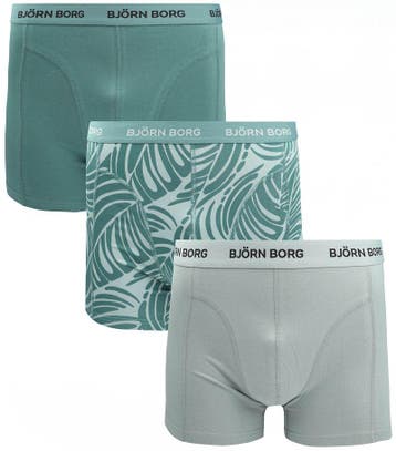 Bjorn Borg Boxers 3Pack Groen maat XXL Heren, Verzenden