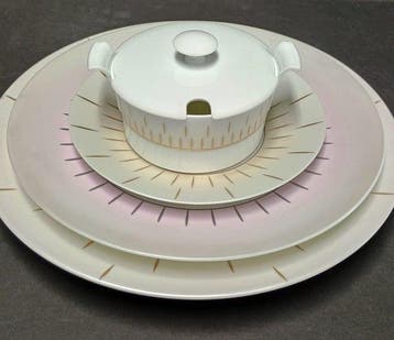 Jean Louis Coquet Limoges - Tafelservies (10) - Porselein