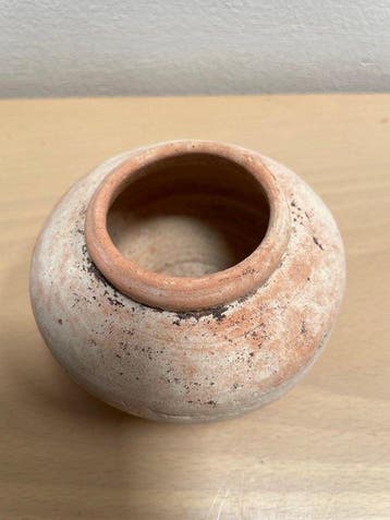 Chinois antique, dynastie Ming Poterie pot - 7 cm