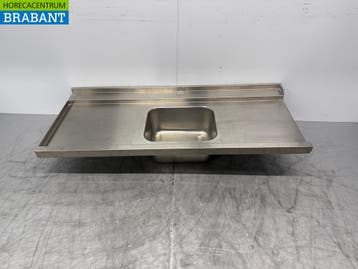 RVS Aanvoerblad met spoelbak 170,5 x 72 cm Horeca, Ophalen of Verzenden, Nieuw in verpakking