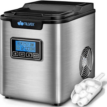 IJsblokjesmaker RVS - ijsmaker 12 kg 24 uur - bereiding in, Verzenden, Nieuw