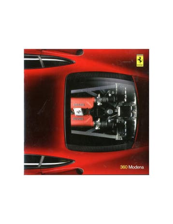 1999 FERRARI 360 MODENA BROCHURE SPAANS 1543/99