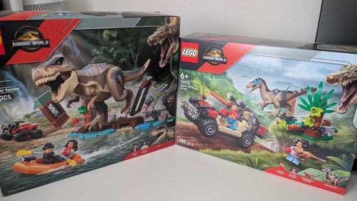 Lego Set - Jurassic World - Raptor Off-Road Escape (#76972), Kinderen en Baby's, Speelgoed | Duplo en Lego