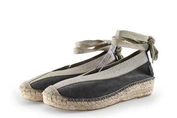 Shabbies Amsterdam Espadrilles in maat 38 Grijs, Espadrilles, Shabbies Amsterdam, Verzenden, Zo goed als nieuw