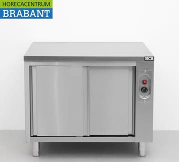 HCB RVS Warmhoudkast Bordenwarmhoudkast 2 schuifdeuren, Zakelijke goederen, Horeca | Keukenapparatuur, Ophalen of Verzenden, Nieuw in verpakking