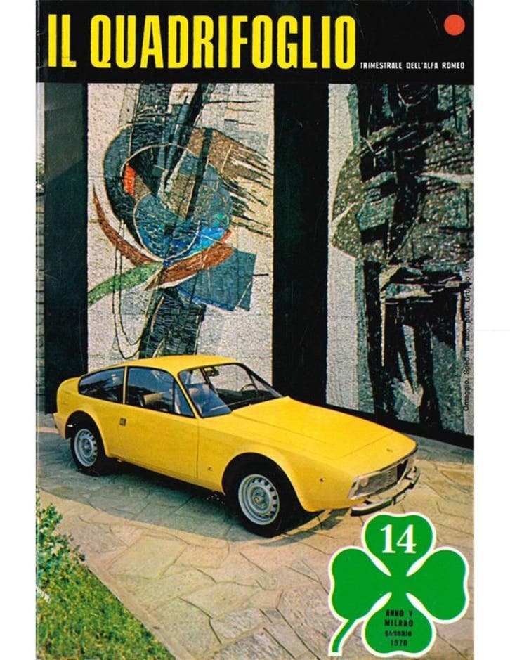 1970 ALFA ROMEO IL QUADRIFOGLIO MAGAZINE 14 ITALIAANS, Boeken, Auto's | Folders en Tijdschriften