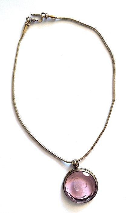 Zonder minimumprijs - Ketting met hanger Zilver - Vintage, Bijoux, Sacs & Beauté, Bijoux anciens