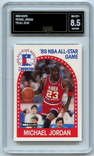 NBA Hoops - Lot of 2 - 1989 & 1990 - All-Star - GMA 8.5 -