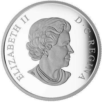Canada. 20 Dollars 2016 Star Trek™ Enterprise, 1 Oz (.999)