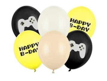 Happy Birthday Ballonnen Gaming, Verzenden, Nieuw