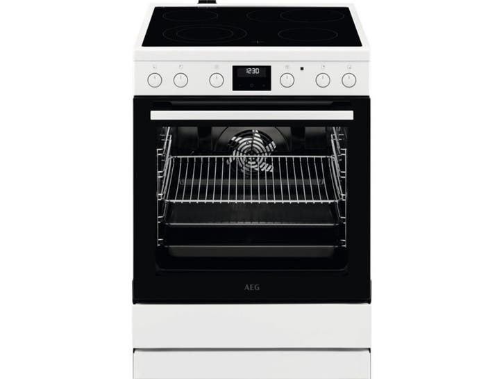 AEG CCB6441BBW - Hetelucht fornuis - Keramische kookplaat, Electroménager, Tables de cuisson, Envoi