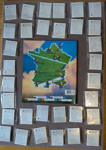 1998 Panini Ronaldo Nazário, Zinedine Zidane, Thierry Henry, Nieuw