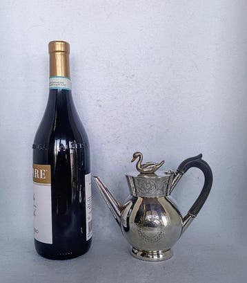 Egoiste - Cafetière - Argent 800, Antiquités & Art