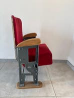 Fauteuil - Bois, Métal, Velours - Fauteuil de cinéma /