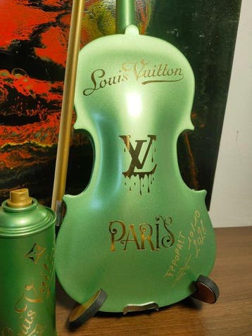 fp pop art - Louis vuitton violon et Capsule vert avocat