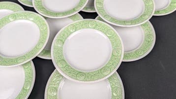 Galvani - Tafelservies voor 12 (12) - Keramiek - Fruitplaten