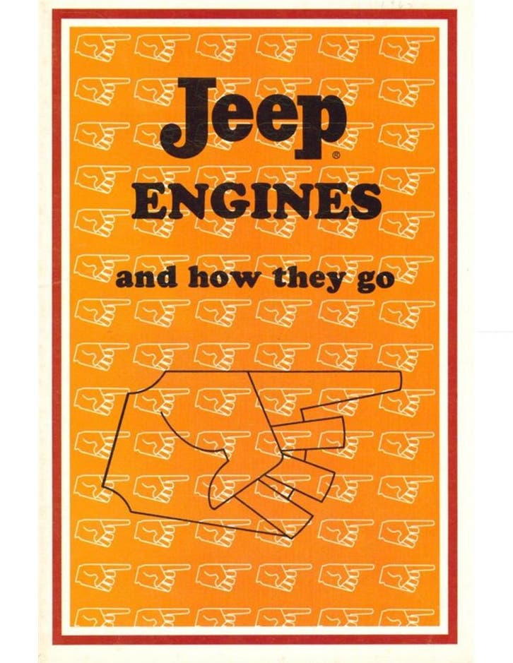 1965 JEEP MOTOREN BROCHURE ENGELS, Livres, Autos | Brochures & Magazines
