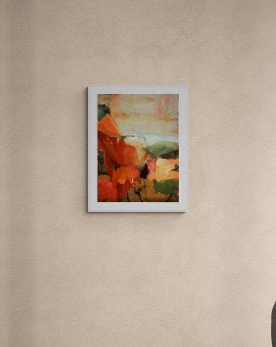 Mila Veljaca - Erinnerung an rote Erde, Antiek en Kunst, Kunst | Schilderijen | Modern