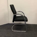 Complete set 4 stuks vergaderstoelen Euroseats Vienna, zwart