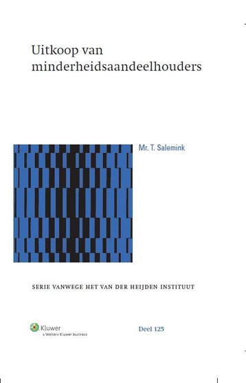 Uitkoop van minderheidsaandeelhouders / Serie vanwege het, Boeken, Verzenden, Gelezen, Tom Salemink