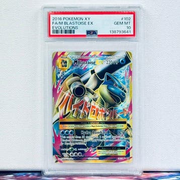 Pokémon Graded card - FA/M BLASTOISE EX #102 - Pokémon - PSA, Hobby en Vrije tijd, Verzamelkaartspellen | Pokémon, Nieuw