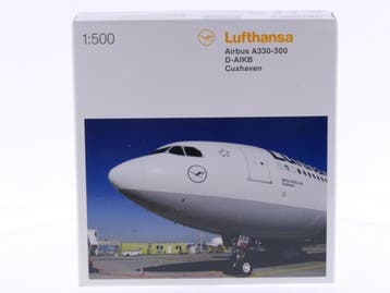 Schaal 1:500 Herpa 514965 Lufthansa Airbus A330-300 Cuxh..., Ophalen of Verzenden