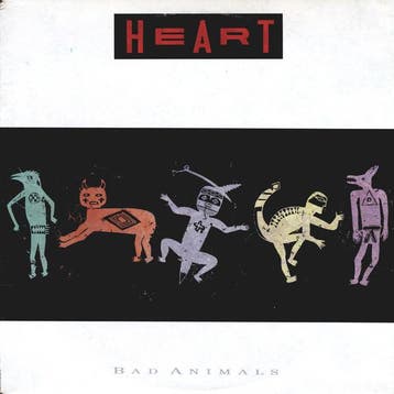 Heart - Bad Animals (LP 1987) CA, Verzenden, Gebruikt