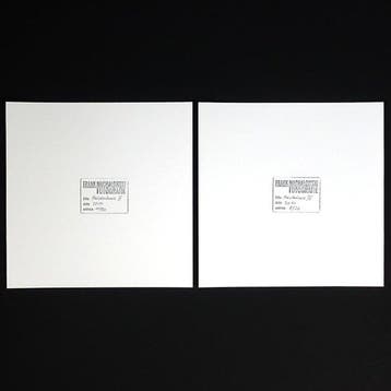 Frank Machalowski - 2 photographs from the series Bauhaus, Antiek en Kunst