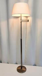 Lampadaire à bras pivotant - Hauteur réglable - Laiton