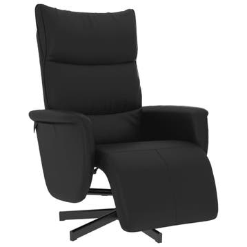 Relaxzetel zwart | 35% korting, laatste stuks (fauteuil), Overige materialen, Verzenden, 75 tot 100 cm, Zo goed als nieuw